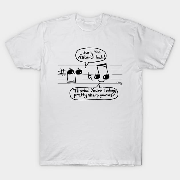 Musical Compliments T-Shirt by SterryCartoons